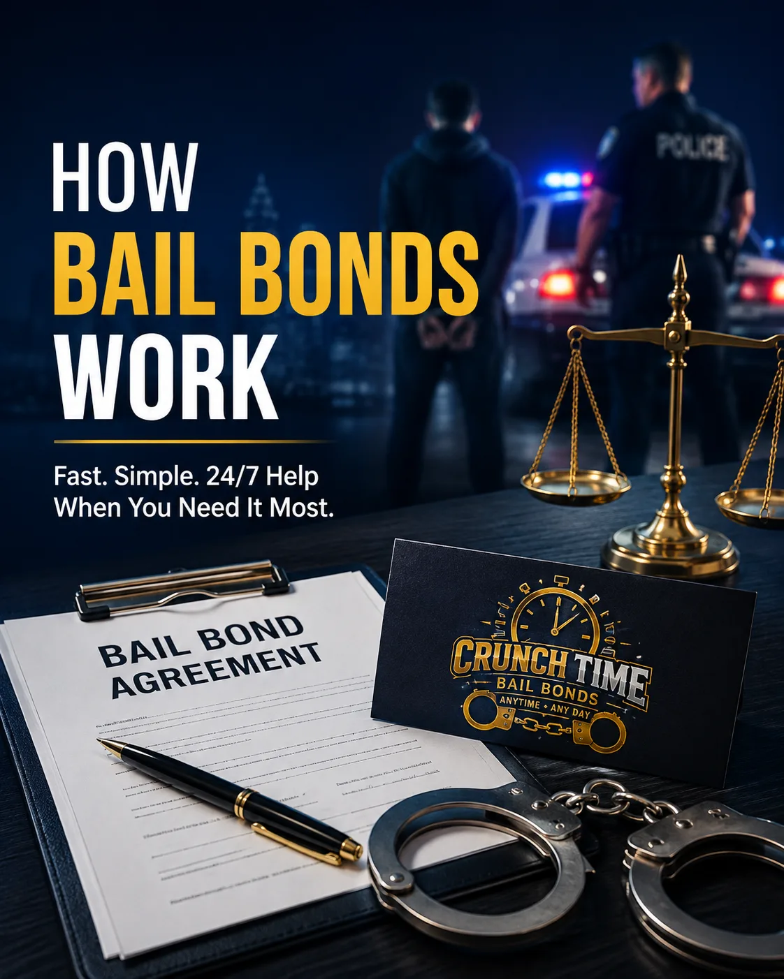 How bail bonds work in Charlotte NC - Crunch Time Bail
