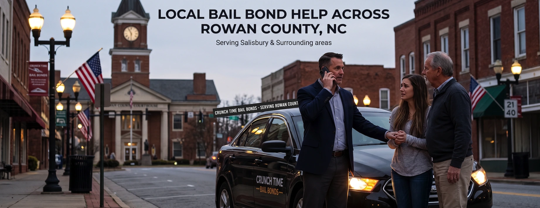 Rowan County bail bond assistance – Crunch Time Bail Bonds